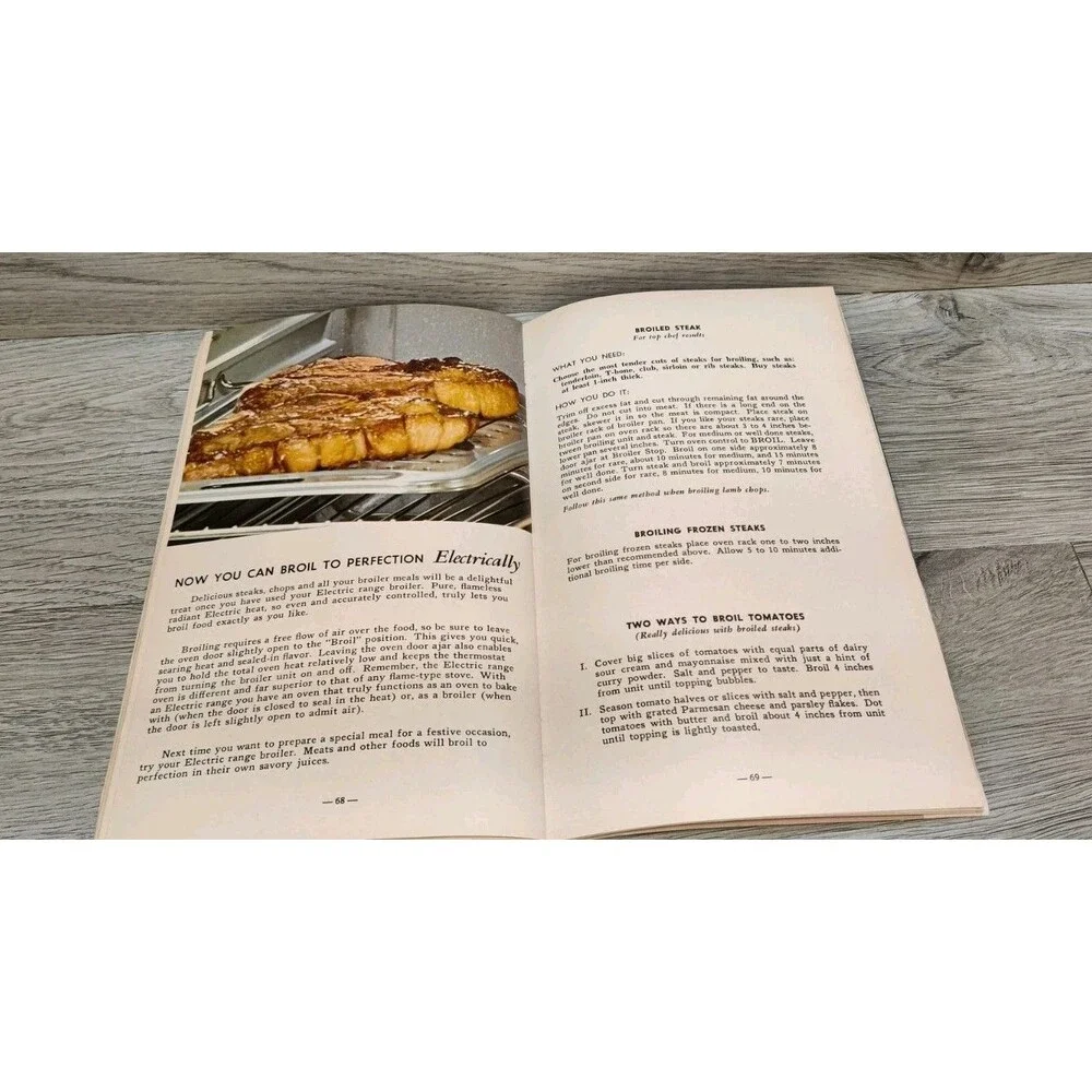 Vintage 1963 Know The Joy Of Better Cooking Electrically Edison Sault Electric